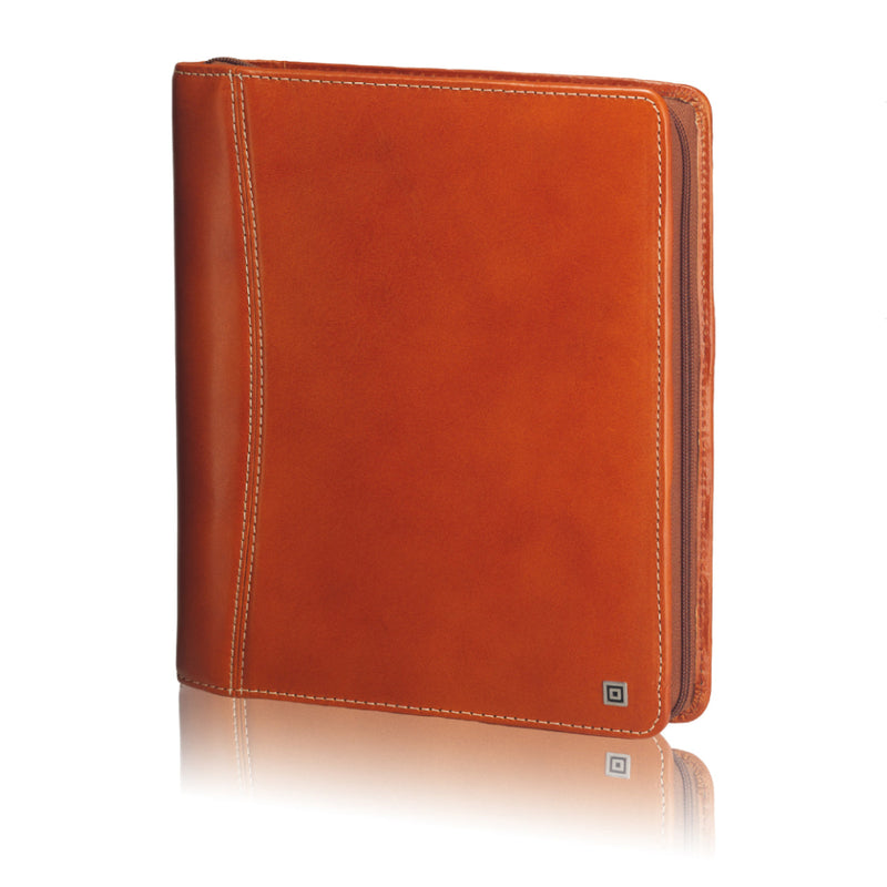 A5 Montana Ring Binder 25 mm Brown with Zipper