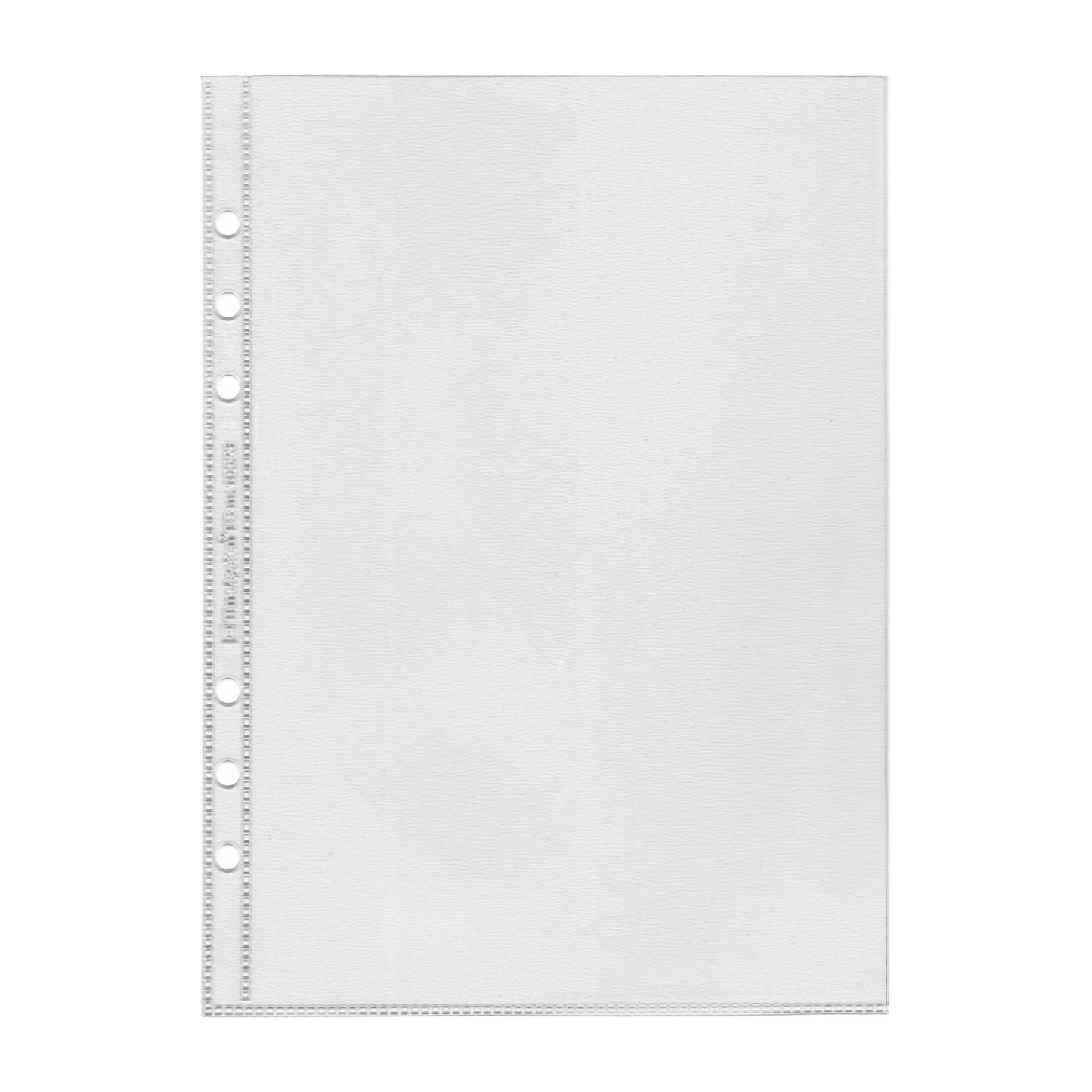 Transparent cover for A5 documents, open at the top (5 pieces)