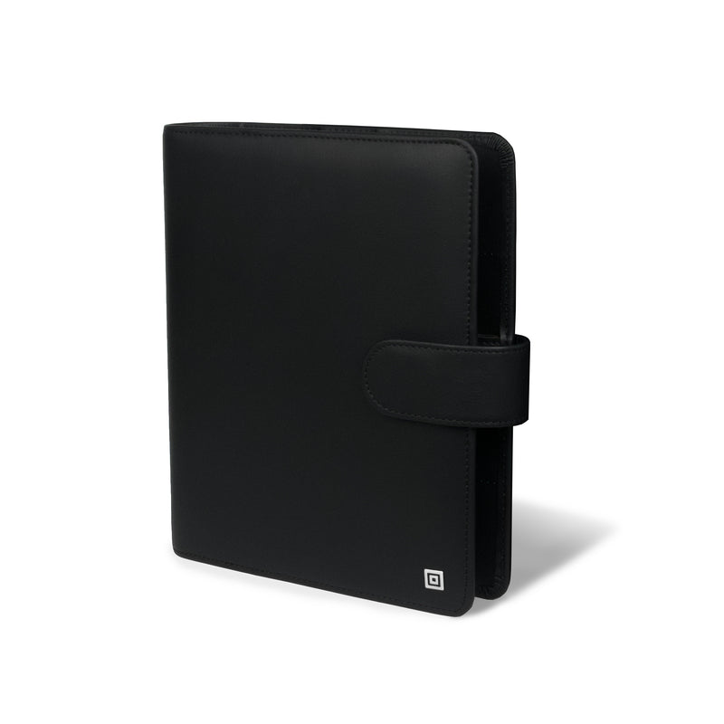 A5 Classic Ring Binder 25 mm Black with Button Closure