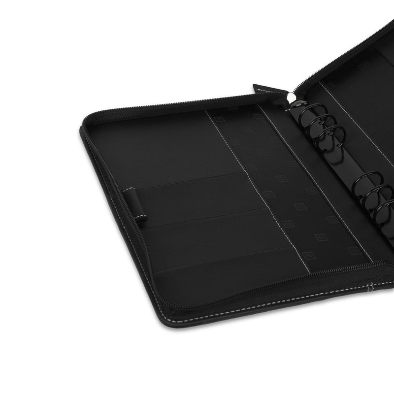 A5 Montana Ring Binder 25 mm Black with Zipper