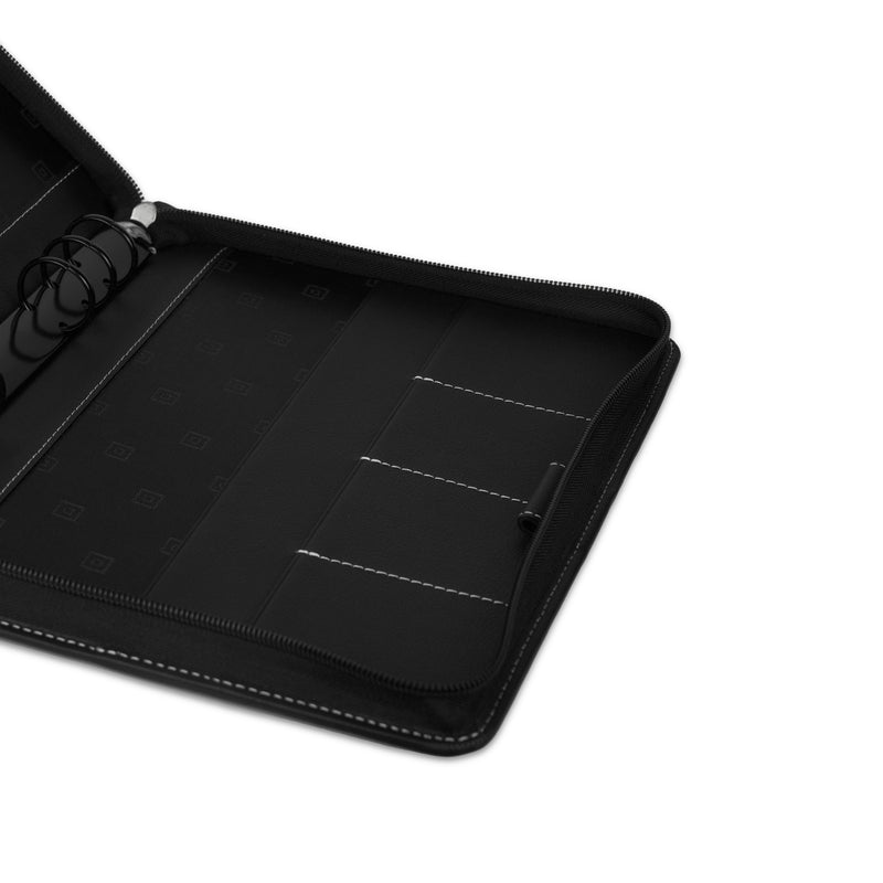A5 Montana Ring Binder 25 mm Black with Zipper