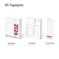 Business A5 Annual Content 2026 Tagesplanung - Deutsch
