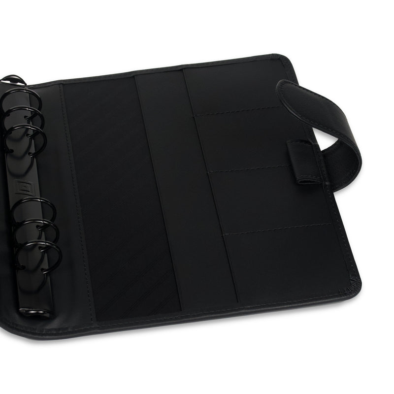 A5 Classic Ring Binder 25 mm Black with Button Closure