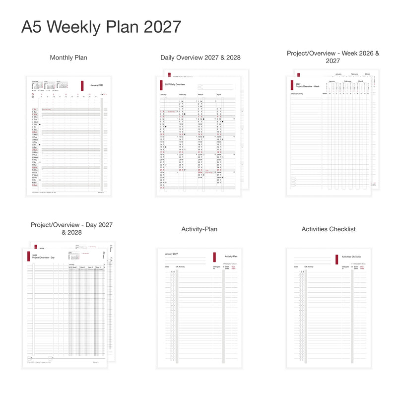 Business A5 Annual Content 2027 Week English - UK