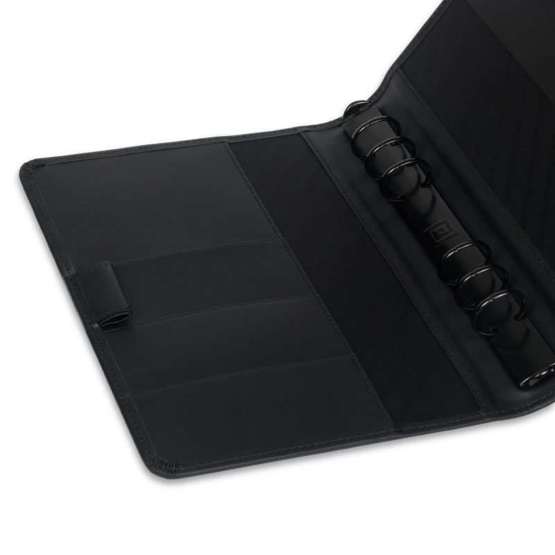 A5 Classic Ring Binder 25 mm Black with Button Closure