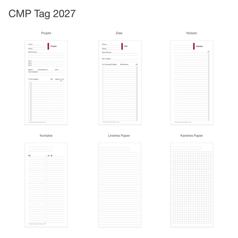 Compact Annual Update 2027 Tagesplanung - Deutsch