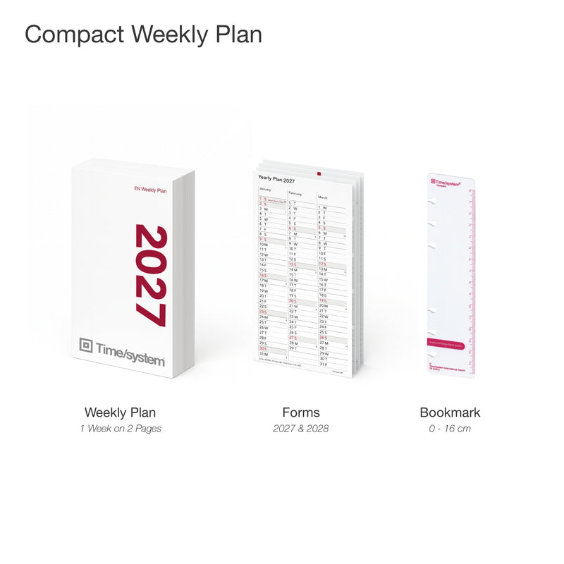 Compact Annual Update 2027 English Weekly Plan - Neutral