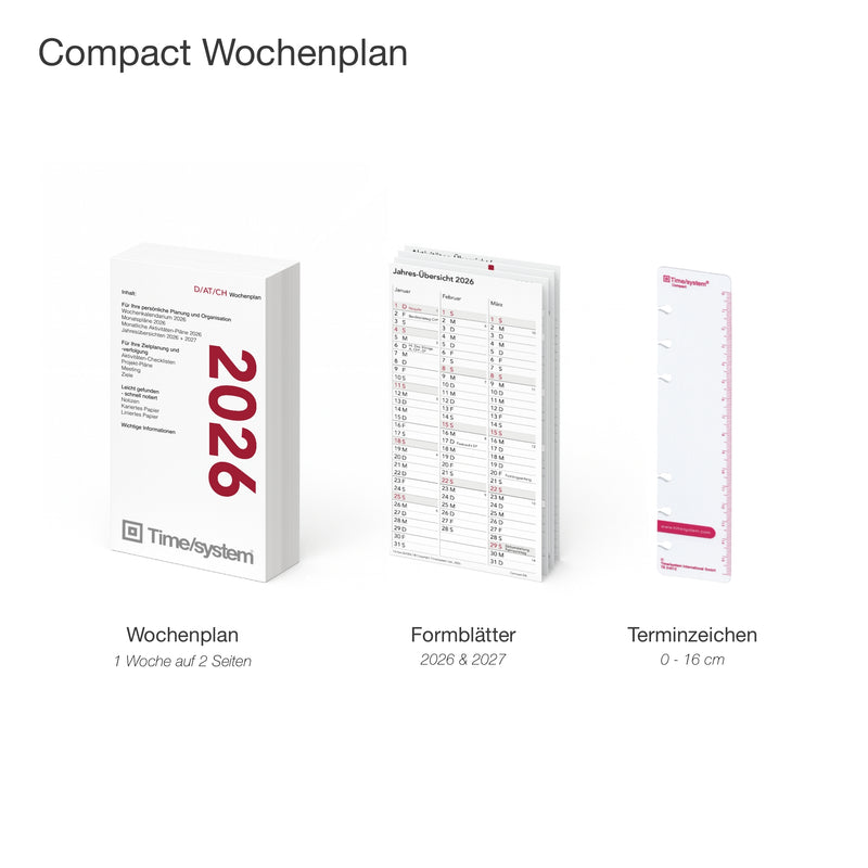 Compact Annual Update 2026 Wochenplanung - Deutsch