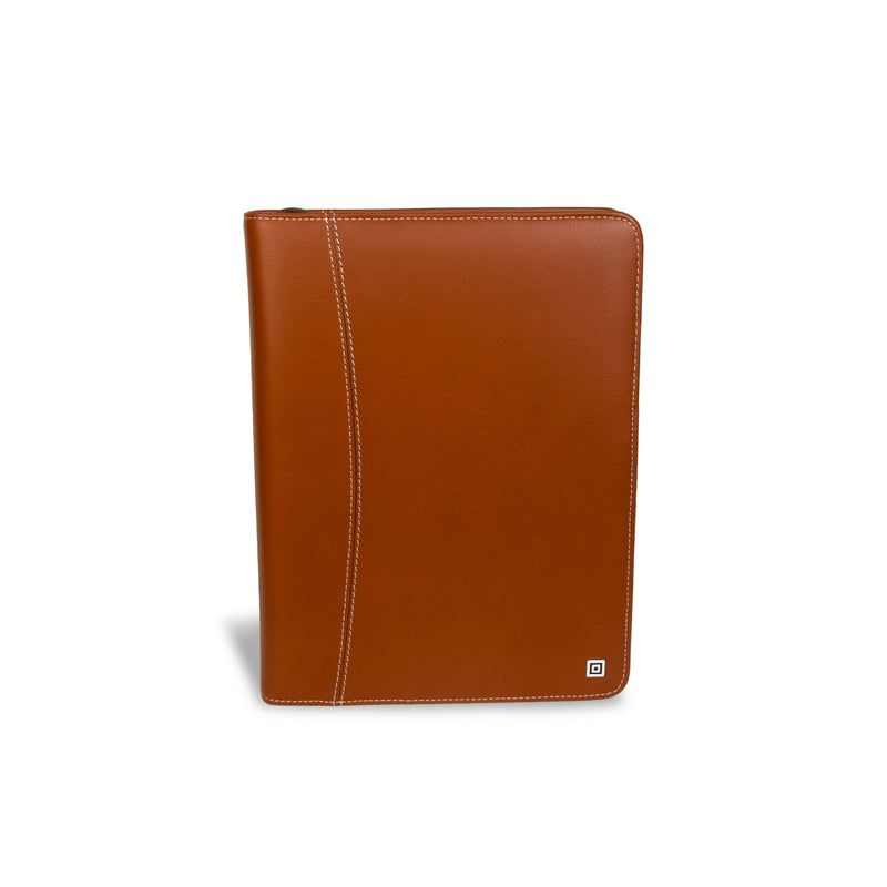 A5 Montana Ring Binder 25 mm Brown with Zipper