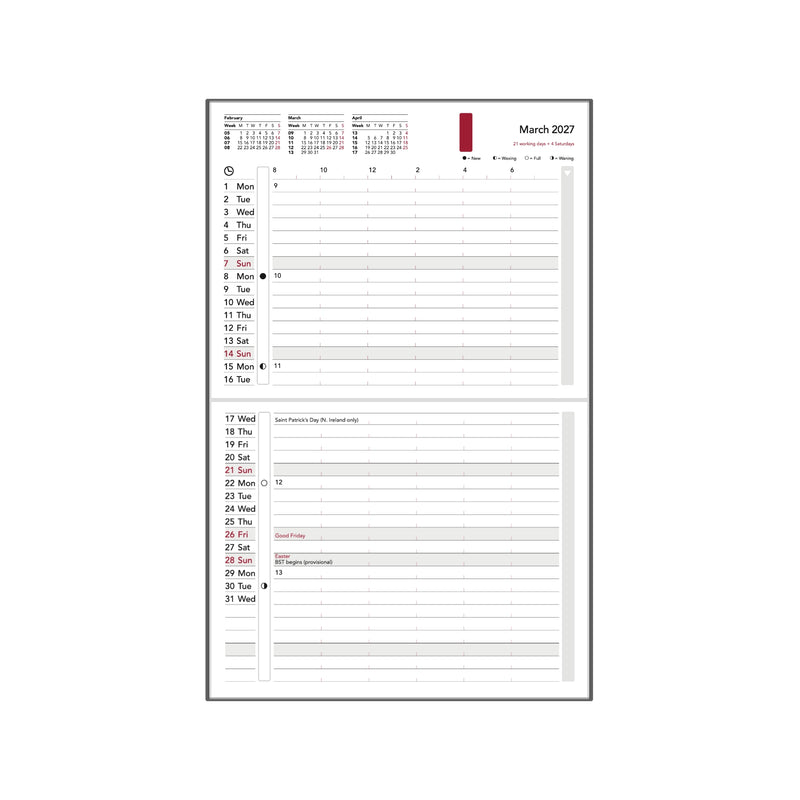 REM Diary 2027 EN-UK