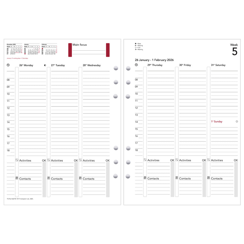 Business A5 Annual Content 2026 Week English - UK