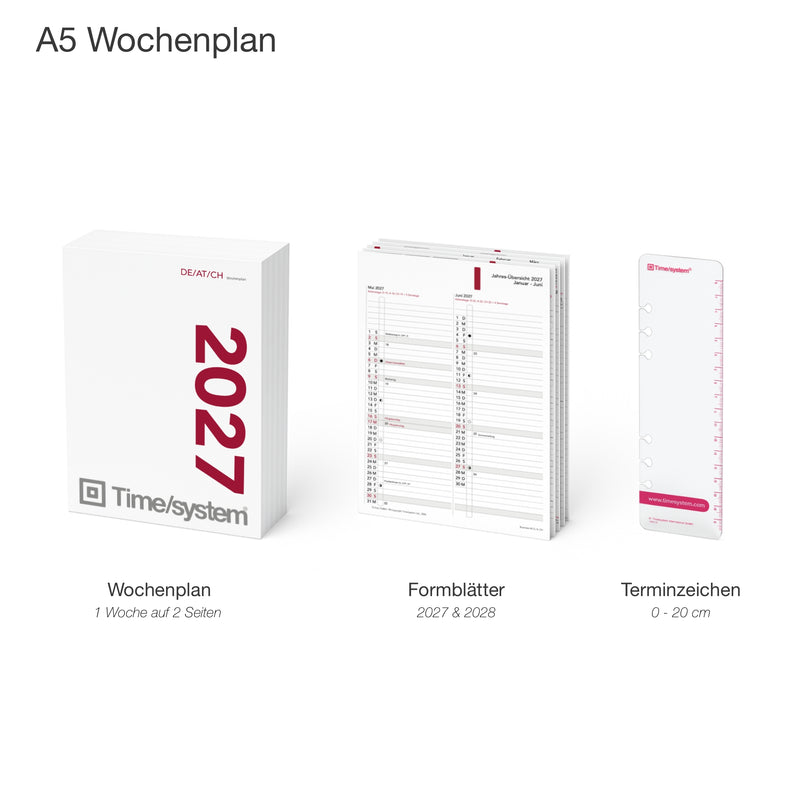 Business A5 Annual Content 2027 Wochenplanung - Deutsch