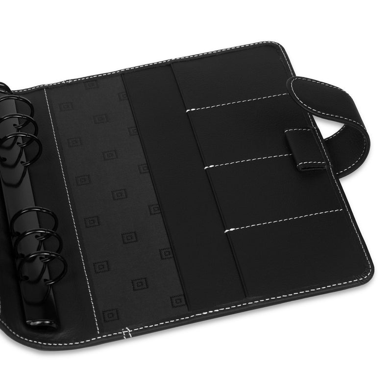 A5 Montana Ring Binder 25 mm Black with Button Closure