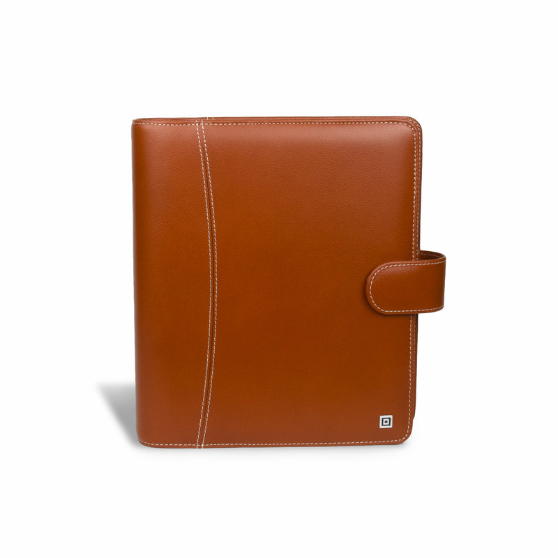 A5 Montana Ring Binder 25 mm Brown with Button Closure