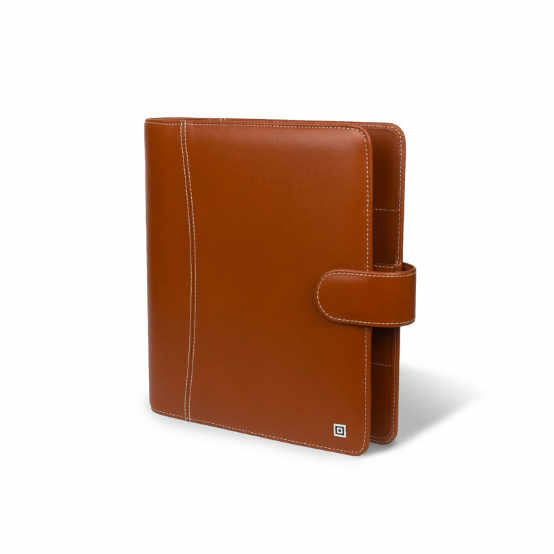 A5 Montana Ring Binder 25 mm Brown with Button Closure